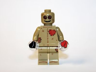 Burlap Voodoo Doll Horror Minifigure US Seller