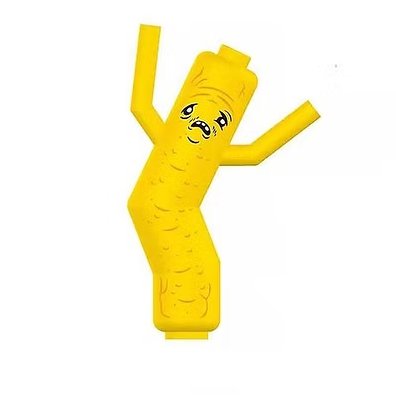 Yellow Air Dancer Inflatable Dancing Man Cartoon Minifigure US Seller