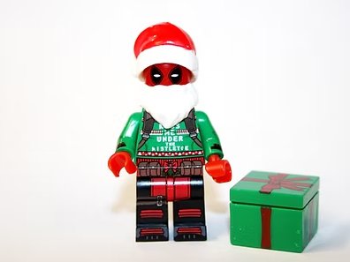 Deadpool Santa Claus Sweater Christmas Minifigure US Seller
