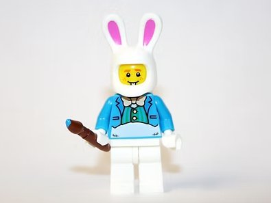 Easter Bunny Rabbit Holiday Boy in Suit V2 Minifigure US Seller