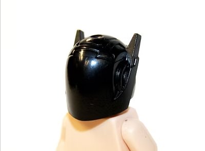Robot Helmet Black Sci-Fi military DIY for Minifigure US Seller