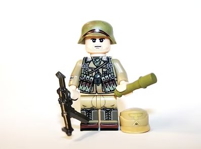 German Afrika Korps MP 40 V2 WW2 Army Minifigure US Seller