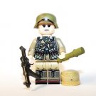German Afrika Korps MP 40 V2 WW2 Army Minifigure US Seller