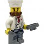 Chef Cook with Mustache Minifigure US Seller