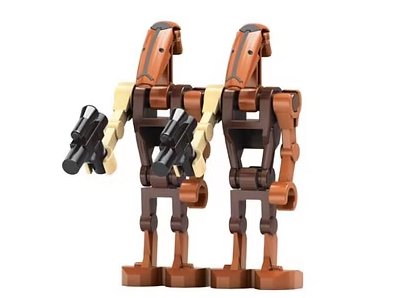 Battle Droid pack of 2 Brown Star Wars Minifigure US Seller