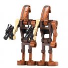 Battle Droid pack of 2 Brown Star Wars Minifigure US Seller