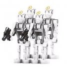 Assault Droid commander pack of 4 Star Wars White Minifigure US Seller
