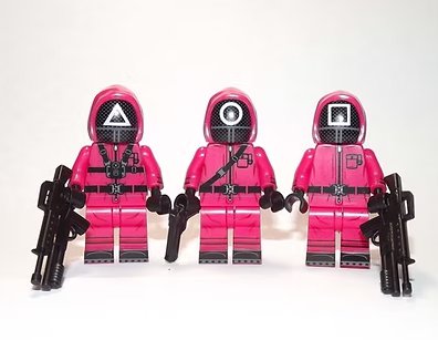 Game Manager set Squid Game Netflix Horror TV Show Minifigure US Seller