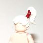 White Tall Pony Tail Hair for Minifigure US Seller