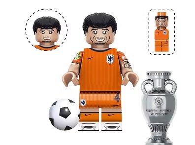 Virgil Van Dijk Soccer Player World Cup V3 Minifigure US Seller