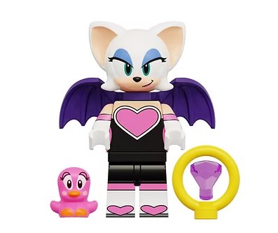 Rouge the Bat Sonic the Hedgehog 3 Movie Minifigure US Seller