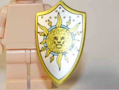 Lion Sun Shield for Knight Minifigure US Seller
