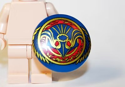 Greek Blue Round Shield for Knight Minifigure US Seller