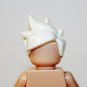 White Spike Hair for Minifigure US Seller