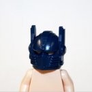 Robot Helmet Blue Sci-Fi military DIY for Minifigure US Seller