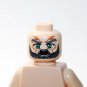 Male Yelling Head Grey Beard Head DIY Minifigure US Seller