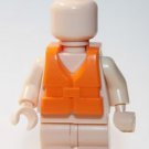 Life Jacket Orange Piece Minifigure US Seller