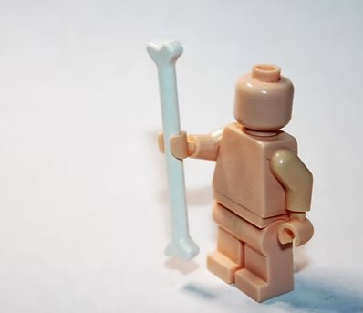 Long White Bone Minifigure US Seller