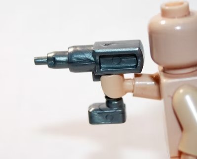 Silver Power Drill tool for Minifigure US Seller