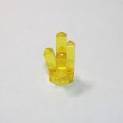 Clear Crystal Yellow Piece Minifigure US Seller