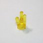 Clear Crystal Yellow Piece Minifigure US Seller