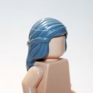 Blue Grey Long Female Hair for Minifigure US Seller