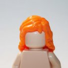 Orange Long Female Hair for Minifigure US Seller