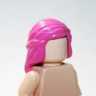 Hot Pink Long Female Hair for Minifigure US Seller