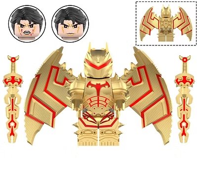 Batman Hellbat Gold Comic DC Minifigure US Seller
