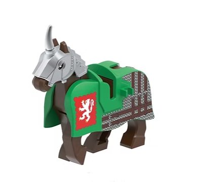 Thomas Grey Knight War Horse Animal Minifigure US Seller