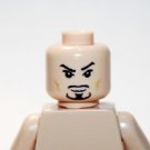 Goatee Male Head intrigued Head DIY Minifigure US Seller