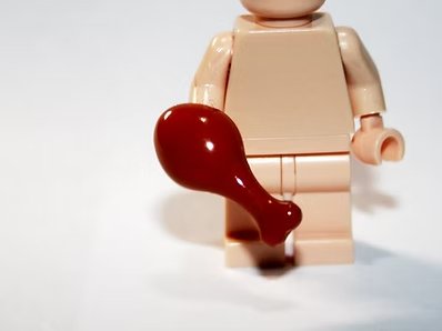 Turkey Leg Drum Stick Food for Minifigure US Seller