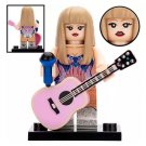 Taylor Swift Eras tour singer Pink Guitar  Minifigure US Seller
