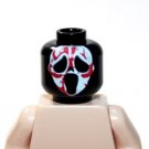 Halloween Mask Scream Bloody Horror Head DIY Minifigure US Seller