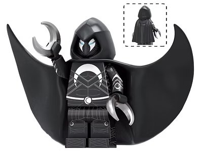 Dark Moon Knight Silver Marvel TV Show Season 2 Minifigure US Seller