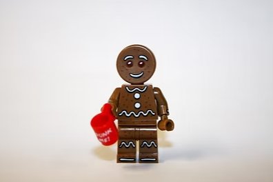 Gingerbread Christmas Cookie Minifigure US Seller