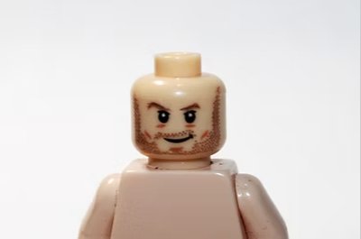 Head Bearded 2 sided Head DIY Minifigure US Seller