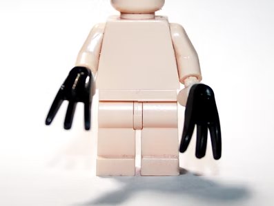 Pair of hand Claws Black DIY Minifigure US Seller