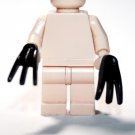 Pair of hand Claws Black DIY Minifigure US Seller