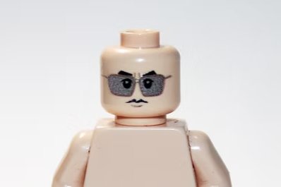 Head big glasses Head DIY Minifigure US Seller