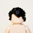 Male Tussled Black Hair Piece for Minifigure US Seller