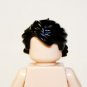 Male Tussled Black Hair Piece for Minifigure US Seller