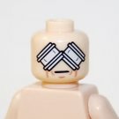 Double Eye Bandaged Head DIY Minifigure US Seller