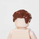Wavy Male Brown hair piece for Minifigure US Seller