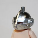 Silver Knight Helmet military Armor DIY for Minifigure US Seller