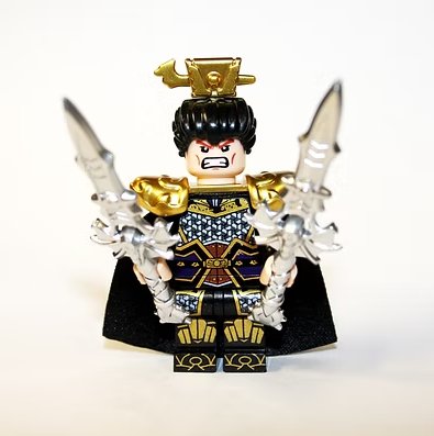 Chinese Warrior Dragon Swords Three Kingdoms Minifigure US Seller