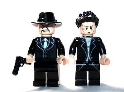 Gangster Mafia Thug set B Minifigure US Seller