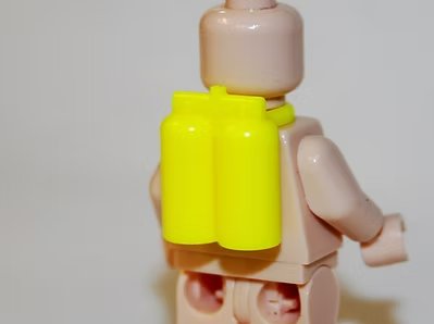 Yellow Scuba Diving Air Tank for Minifigure US Seller