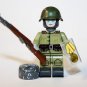 Russian WW2 Soldier with SKS Military Minifigure US Seller