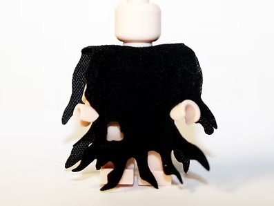 Black Torn cloak F for Minifigure US Seller